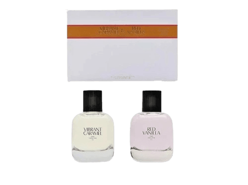 Zara  — duo caramel vibrant et Red vanille — Eau De Parfum