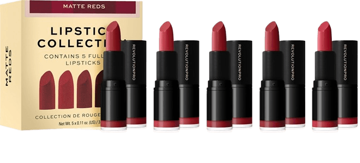 Revolution — Lipstick Collection Matte Reds